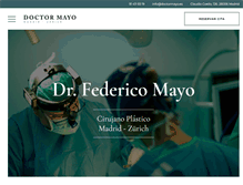 Tablet Screenshot of doctormayo.es